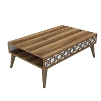 Măsuţă cafea Hanah Home City Walnut White imaginea #3 — magazin online Desire.md