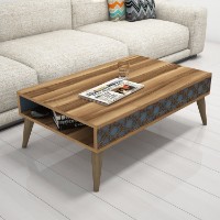 Măsuţă cafea Hanah Home City Walnut Chalcedony imaginea #1 — magazin online Desire.md