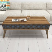 Măsuţă cafea Hanah Home City Walnut Chalcedony imaginea #2 — magazin online Desire.md
