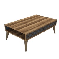 Măsuţă cafea Hanah Home City Walnut Chalcedony imaginea #3 — magazin online Desire.md