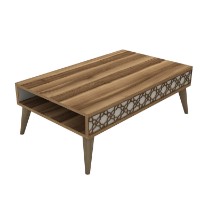 Măsuţă cafea Hanah Home City Walnut Cream imaginea #3 — magazin online Desire.md