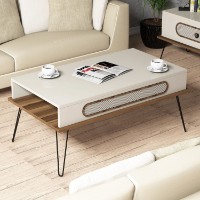 Măsuţă cafea Hanah Home Ekol Cream
