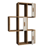 Raft de perete Hanah Home Flora Walnut Cream imaginea #5 — magazin online Desire.md
