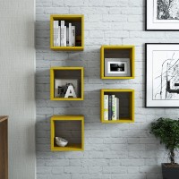 Комплект навесных полок Hanah Home Box Yellow