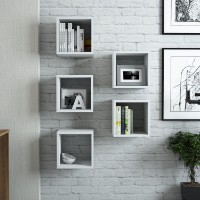 Комплект навесных полок Hanah Home Box White