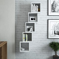 Комплект навесных полок Hanah Home Box White фото №2 — интернет-магазин Desire.md