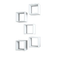 Комплект навесных полок Hanah Home Box White фото №5 — интернет-магазин Desire.md