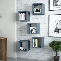 Комплект навесных полок Hanah Home Box Blue фото №3 — интернет-магазин Desire.md
