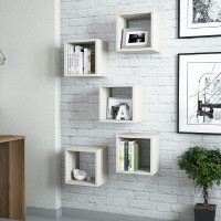 Комплект навесных полок Hanah Home Box Cream фото №3 — интернет-магазин Desire.md