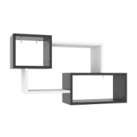 Настенная полка Hanah Home Ayder Anthracite White фото №2 — интернет-магазин Desire.md
