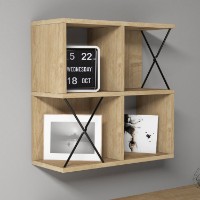 Raft de perete Hanah Home Extra Oak