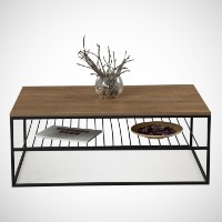 Măsuţă cafea Hanah Home Etna Caucasian Oak imaginea #2 — magazin online Desire.md