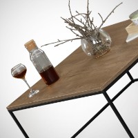 Журнальный столик Hanah Home Poly Caucasian Oak фото №2 — интернет-магазин Desire.md