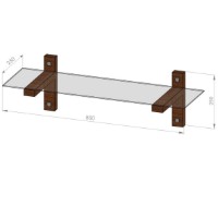 Raft de perete Hanah Home R101 imaginea #7 — magazin online Desire.md