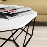Măsuţă cafea Hanah Home Diamond White imaginea #3 — magazin online Desire.md