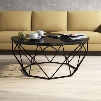 Măsuţă cafea Hanah Home Diamond Black Marble imaginea #2 — magazin online Desire.md