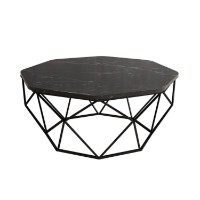 Măsuţă cafea Hanah Home Diamond Black Marble imaginea #4 — magazin online Desire.md