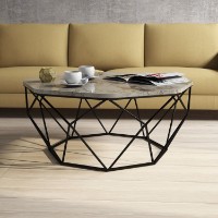 Măsuţă cafea Hanah Home Diamond White Marble imaginea #2 — magazin online Desire.md