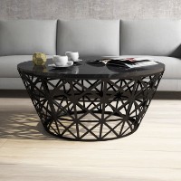 Журнальный столик Hanah Home Stil Black Marble фото №2 — интернет-магазин Desire.md