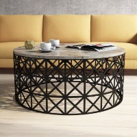 Журнальный столик Hanah Home Selin White Marble фото №2 — интернет-магазин Desire.md