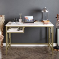 Masa de birou Hanah Home Victory Gold imaginea #2 — magazin online Desire.md