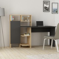 Письменный стол Hanah Home Bugra Anthracite фото №1 — интернет-магазин Desire.md
