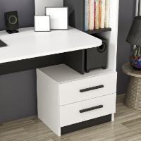 Masa de birou Hanah Home Alaska White imaginea #4 — magazin online Desire.md