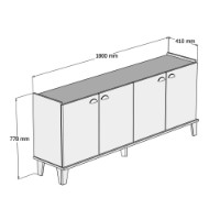 Dulăpior Hanah Home Sumer H3030 imaginea #8 — magazin online Desire.md