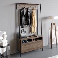 Antreu Hanah Home Devin Walnut Black imaginea #2 — magazin online Desire.md
