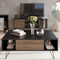 Журнальный столик Hanah Home Mistico Black Walnut фото №2 — интернет-магазин Desire.md