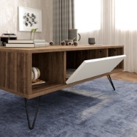 Журнальный столик Hanah Home Mistico Walnut White фото №3 — интернет-магазин Desire.md