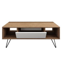 Журнальный столик Hanah Home Mistico Walnut White фото №4 — интернет-магазин Desire.md
