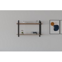 Настенная полка Hanah Home Abat Walnut
