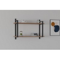 Настенная полка Hanah Home Abat Walnut фото №2 — интернет-магазин Desire.md