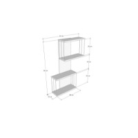 Raft de perete Hanah Home Destan Pine imaginea #3 — magazin online Desire.md