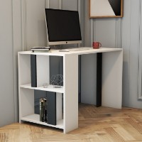 Письменный стол Hanah Home Lima White Anthracite фото №3 — интернет-магазин Desire.md