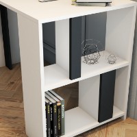 Письменный стол Hanah Home Lima White Anthracite фото №4 — интернет-магазин Desire.md