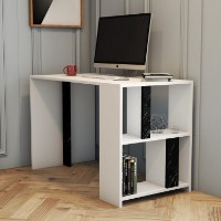 Письменный стол Hanah Home Lima White Black Marble фото №1 — интернет-магазин Desire.md