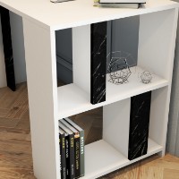 Письменный стол Hanah Home Lima White Black Marble фото №4 — интернет-магазин Desire.md