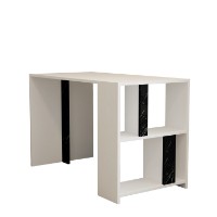 Письменный стол Hanah Home Lima White Black Marble фото №5 — интернет-магазин Desire.md