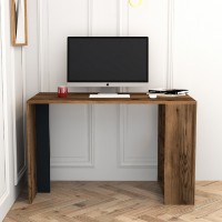 Письменный стол Hanah Home Lima Walnut Anthracite фото №2 — интернет-магазин Desire.md