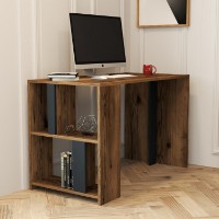 Письменный стол Hanah Home Lima Walnut Anthracite фото №3 — интернет-магазин Desire.md
