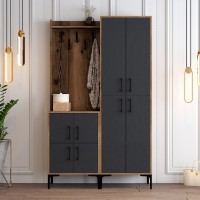 Antreu Hanah Home Berlin BA Walnut Anthracite