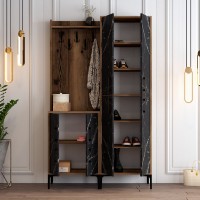 Antreu Hanah Home Berlin BA Walnut Black Marble imaginea #3 — magazin online Desire.md
