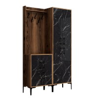 Antreu Hanah Home Berlin BA Walnut Black Marble imaginea #5 — magazin online Desire.md