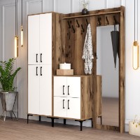 Antreu Hanah Home Berlin ABC Walnut White imaginea #2 — magazin online Desire.md