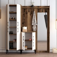 Antreu Hanah Home Berlin ABC Walnut White imaginea #3 — magazin online Desire.md
