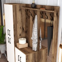 Antreu Hanah Home Berlin ABC Walnut White imaginea #4 — magazin online Desire.md