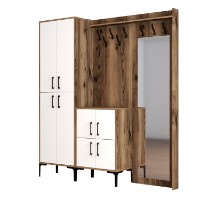 Antreu Hanah Home Berlin ABC Walnut White imaginea #5 — magazin online Desire.md