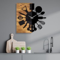 Ceas de perete Wallity Wooden Clock 32 imaginea #2 — magazin online Desire.md